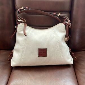 Dooney & Bourke white/brown handbag